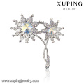 00048-xuping moda prata esterlina cor cristais de Swarovski, bom broche para convites de casamento